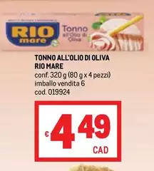 Rio Mare - Tonno All'Olio Di Oliva Rio Mare - Tonno All'Olio Di Oliva