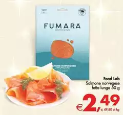 Foodlab - Salmone Norvegese Fetta Lunga Foodlab - Salmone Norvegese Fetta Lunga