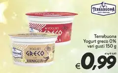 Terrabuona - Yogurt Greco 0% Terrabuona - Yogurt Greco 0%