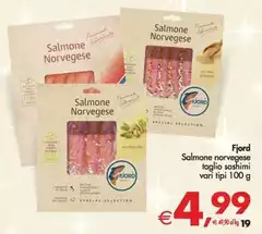 Fiord - Salmone Norvegese Taglio Sashimi Fiord - Salmone Norvegese Taglio Sashimi