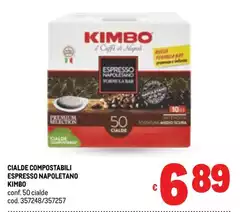 Kimbo - Cialde Compostabili Espresso Napoletano Kimbo - Cialde Compostabili Espresso Napoletano