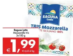 Ragusa Latte - Mozzarella Tris Ragusa Latte - Mozzarella Tris