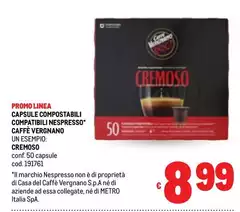 Caffè vergnano - Capsule Compostabili Compatibili Nespresso Caffè vergnano - Capsule Compostabili Compatibili Nespresso