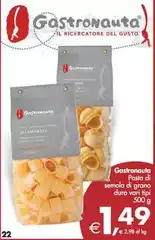 Gastronauta - Pasta Di Semola Di Grano Duro Gastronauta - Pasta Di Semola Di Grano Duro