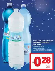 Sant'anna - Acqua Frizzante/Naturale/Idevernette Frizzante Sant'anna - Acqua Frizzante/Naturale/Idevernette Frizzante