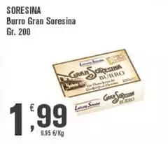 Latteria Soresina - Burro Gran Soresina Latteria Soresina - Burro Gran Soresina