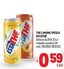 Estathé - The Limone/Pesca Estathe Estathé - The Limone/Pesca Estathe