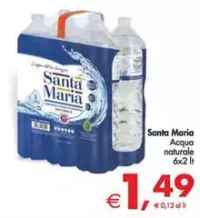 Santa Maria - Acqua Naturale Santa Maria - Acqua Naturale