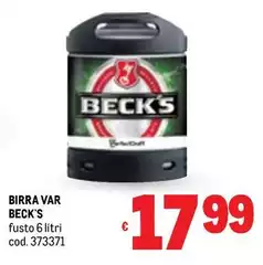 Becks - Birra Var Becks - Birra Var