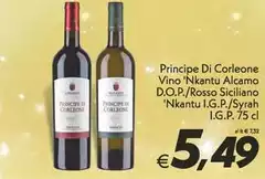 Principe - Vino 'Nkantu Alcamo D.O.P/Rosso Siciliano 'Nkantu I.G.P./Syrah I.G.P. Principe - Vino 'Nkantu Alcamo D.O.P/Rosso Siciliano 'Nkantu I.G.P./Syrah I.G.P.