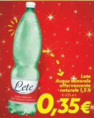 Lete - Acqua Minerale Effervescente Naturale Lete - Acqua Minerale Effervescente Naturale