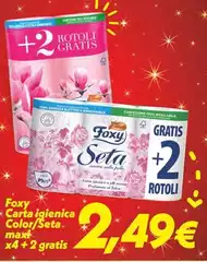 Foxy - Carta Igienica Color/seta. Max Foxy - Carta Igienica Color/seta. Max