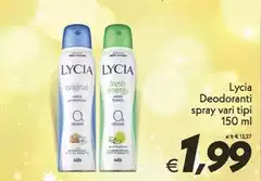 Lycia - Deodoranti Spray