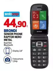 Brondi - Senior Phone Raptor Nero Metal Brondi - Senior Phone Raptor Nero Metal