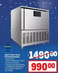 Abattitore 5 Teglie Micro Processonal