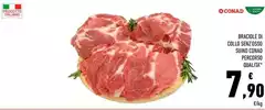 Conad - Braciole Di Collo Senz'oso Suino Percorso Qualita' Conad - Braciole Di Collo Senz'oso Suino Percorso Qualita'