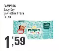 Pampers - Baby-Dry Saviettine Fresh Pampers - Baby-Dry Saviettine Fresh