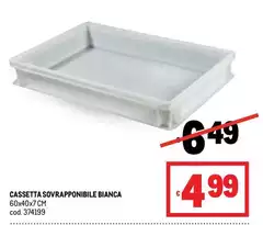 Cassetta Sovrapponibile Bianca Cassetta Sovrapponibile Bianca