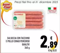 Bassi - Salsiccia Con Tacchino E Pollo Percorso Qualita Bassi - Salsiccia Con Tacchino E Pollo Percorso Qualita