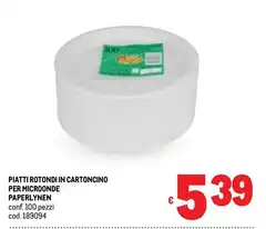 Piatti Rotandin Cartoncino Per Microonde