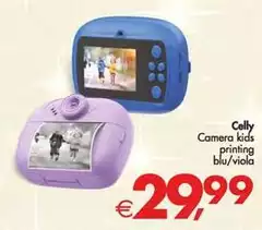 Celly - Camera Kids Printing Blu Celly - Camera Kids Printing Blu