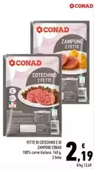Conad - Fette Di Cotechino E Di Zampone Conad - Fette Di Cotechino E Di Zampone