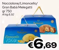 Melegatti - Nocciolone/Limoncello/Gran Babà Melegatti - Nocciolone/Limoncello/Gran Babà