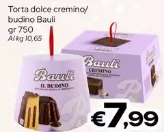 Bauli - Torta Dolce Cremino/Budino