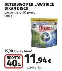 Dixan - Detersivo Per Lavatrice Discs Dixan - Detersivo Per Lavatrice Discs