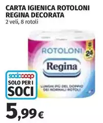 Regina - Carta Igienica Rotoloni Regina - Carta Igienica Rotoloni