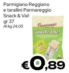 Parmareggio - Parmigiano Reggiano E Tarallini Snack & Vai Parmareggio - Parmigiano Reggiano E Tarallini Snack & Vai