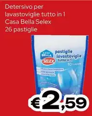 Selex - Detersivo Per Lavastoviglie Tutto In 1 Casa Bella Selex - Detersivo Per Lavastoviglie Tutto In 1 Casa Bella