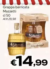 Mazzetti - Grappa Barricata Mazzetti - Grappa Barricata