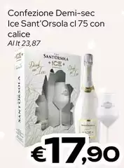 Sant'orsola - Confezione Demi-Sec Ice Con Calice Sant'orsola - Confezione Demi-Sec Ice Con Calice