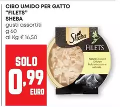 Sheba - Cibo Umido Per Gatto "Filets"