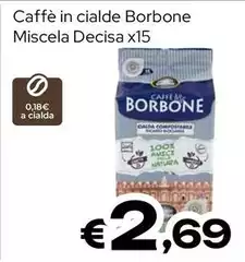 Caffe Borbone - Caffè In Cialde Miscela Decisa Caffe Borbone - Caffè In Cialde Miscela Decisa
