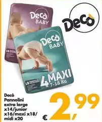 Gusto decò - Pannolini Extra Large Gusto decò - Pannolini Extra Large