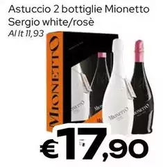 Mionetto - Astuccio 2 Bottiglie Sergio White/Rose Mionetto - Astuccio 2 Bottiglie Sergio White/Rose