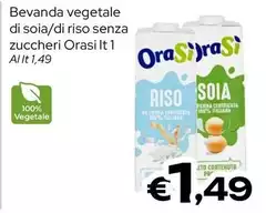 Orasi - Bevanda Vegetale Di Soia/Di Riso Senza Zuccheri Orasi - Bevanda Vegetale Di Soia/Di Riso Senza Zuccheri