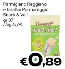 Parmareggio - Parmigiano Reggiano E Tarallini Snack & Vai! Parmareggio - Parmigiano Reggiano E Tarallini Snack & Vai!