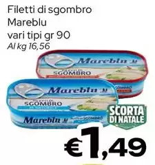 Mareblu - Filetti Di Sgombro Mareblu - Filetti Di Sgombro