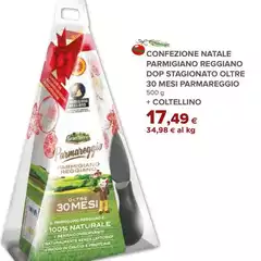 Parmareggio - Confezione Natale Parmigiano Reggiano DOP Stagionato Oltre 30 Mesi Parmareggio - Confezione Natale Parmigiano Reggiano DOP Stagionato Oltre 30 Mesi