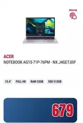 Acer - Notebook AG15-71P-76PM-NX.JAGGT.00F