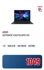 Asus - Notebook V3607vh-rp013w Asus - Notebook V3607vh-rp013w