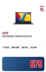 Asus - Notebook F1504va-NJ2341w Asus - Notebook F1504va-NJ2341w