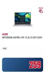 Acer - Notebook Aspire Lite 15 AL15-32P-C3AH