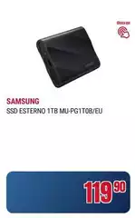 Samsung - Ssd Esterno 1tb Mu-pg11t0b/eu