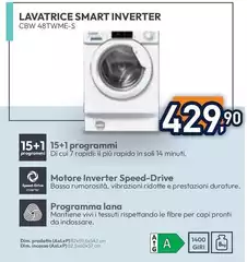 Candy - Lavatrice Smart Inverter CBW 48TWME-S Candy - Lavatrice Smart Inverter CBW 48TWME-S