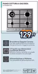 Candy - Piano Cottura A Gas Idea CHW6BR4WX Candy - Piano Cottura A Gas Idea CHW6BR4WX