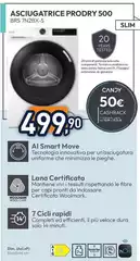 Candy - Asciugatrice Prodry 500 BRS 7N2BX-S Candy - Asciugatrice Prodry 500 BRS 7N2BX-S